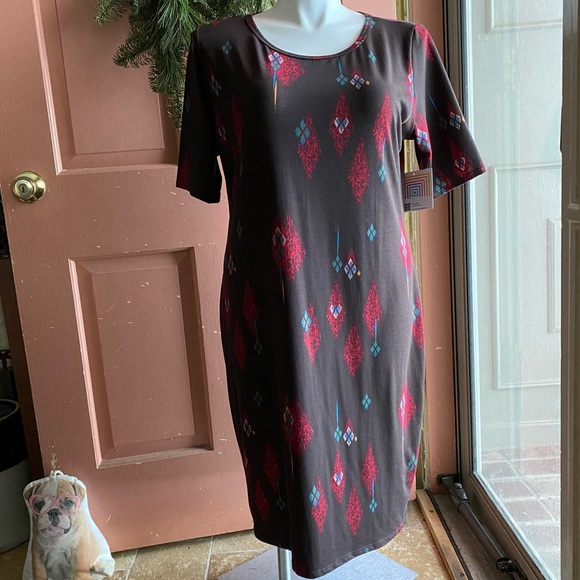 NWT LuLaRoe art deco Julia dress, 3XL - Picture 1 of 11